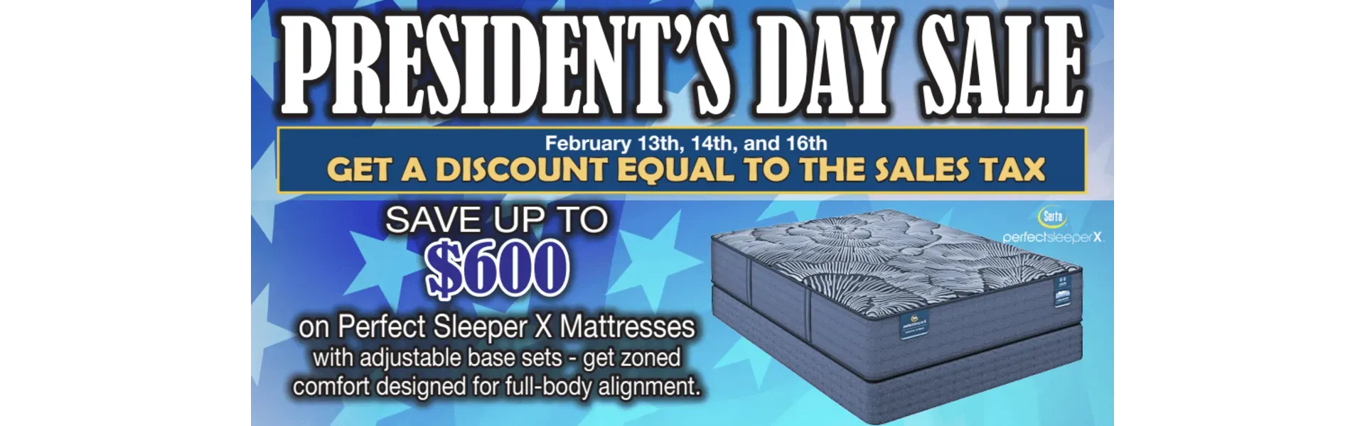 Presidents Day Sale! 